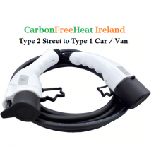 EV Street Charger Type 2 to Type 1 32 AMPS